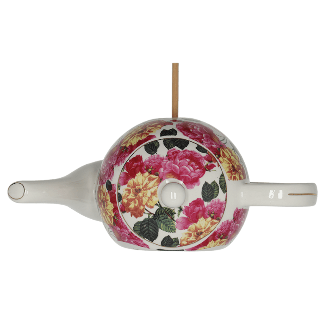 Teekanne Nistkasten Blumen – Bild 5