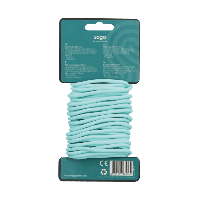 SOGO Gummiband mit Eisendraht - 7m – Bild 3