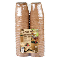 Rondje kweekpotjes 50 stuks.