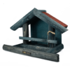 Wandvogelfutterhaus blau für Vögel