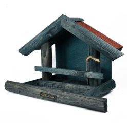 Wandvogelfutterhaus blau für Vögel
