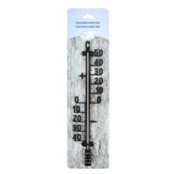 Thermometer met duidelijke cijfers.