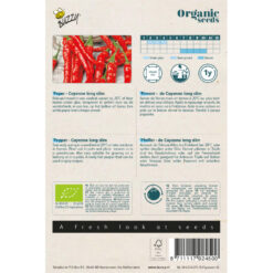 Buzzy biologische groentezaden peper.