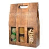 Vogelvoer cadeau in houten cadeaubox
