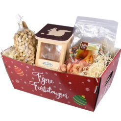Cadeaupakket kerst voor eekhoorns.