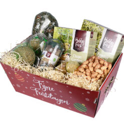 Cadeaumand met vogelvoer kerstcadeau