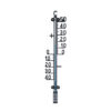 Außenthermometer mit großen Ziffern.