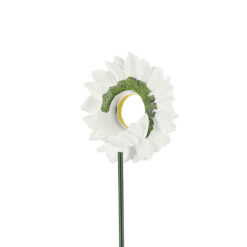 Pindakaashouder voor vogels in de vorm van een bloem.