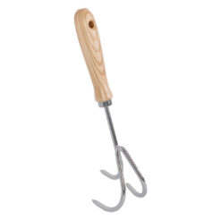 Handkrabbel van staal en hout.
