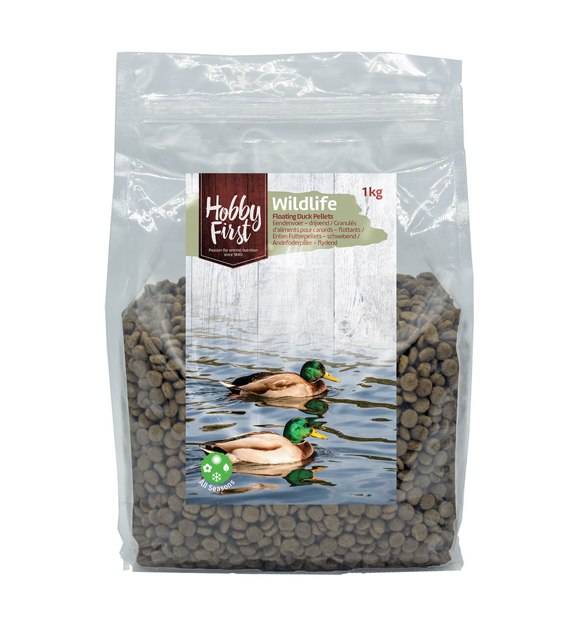Gesundes Entenfutter von HobbyFirst Wildlife.