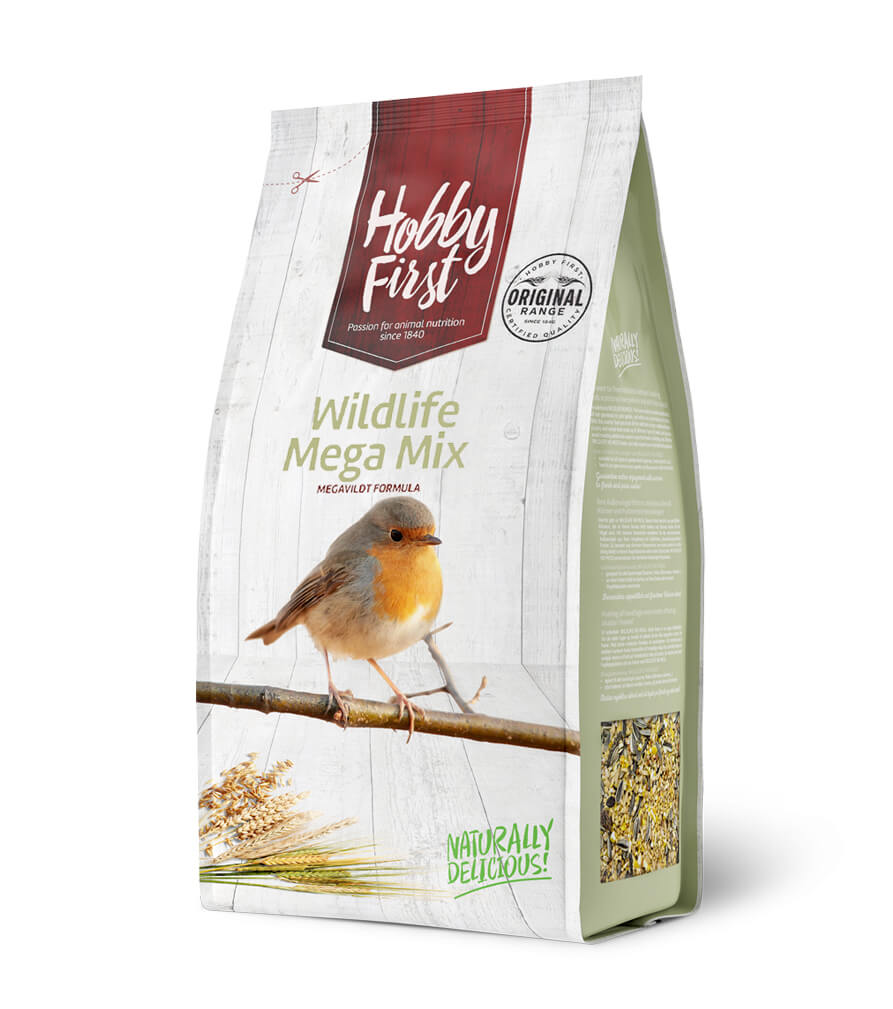 Hobbyfirst wildlife mega mix 4kg strooivoer voor vogels.