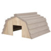 Igelhaus aus Holz.