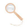 Houten vergrootglas loep voor kinderen.