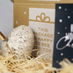 Weihnachtsgeschenk Vogelfutter im Karton – Bild 4