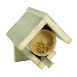 Kleine Erdnussbutter Topflappen Vögel