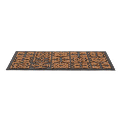 Kokosvezel deurmat voor buiten met mozaïek look.