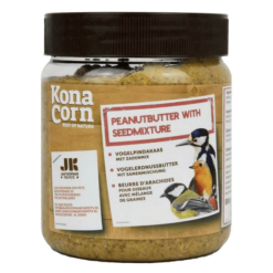 Konacorn vogelpindakaas met zaden grote pot 550 gram
