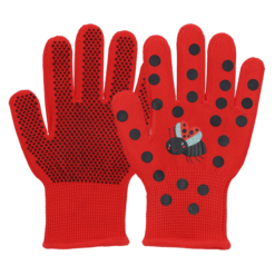 Leuke lieveheersbeestjes handschoenen voor kinderen.
