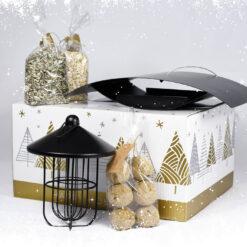 Kerstpakket Design voor het voeren van vogels.
