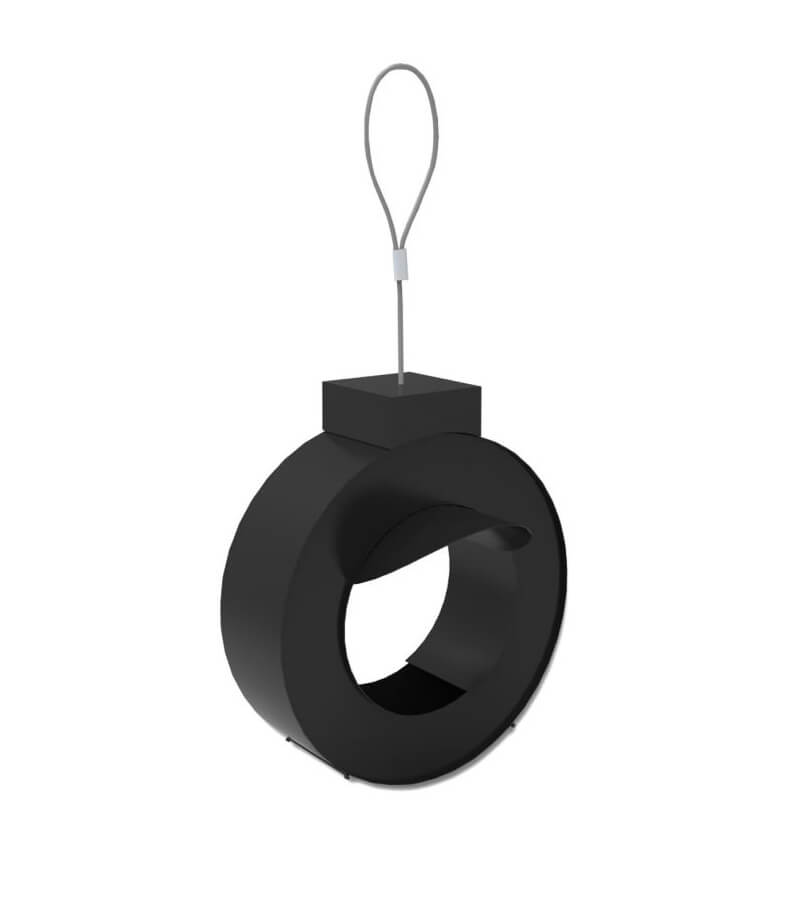 Metalen voedersilo modern - Rond