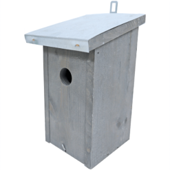 Vogelhaus grau