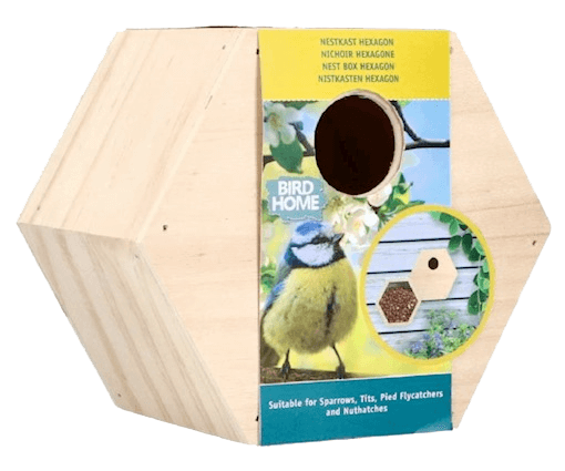 Hexagon nestkastje voor vogels