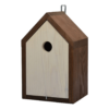 Nistkasten Joke braun weißes Vogelhaus