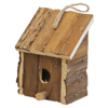Quadratischer kleiner Nistkasten aus Holz