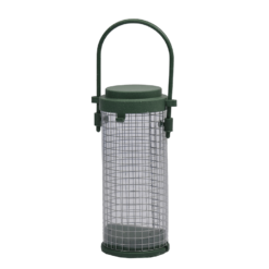 Pindafeeder voor vogels van gerecycled materiaal