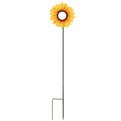 Voedersteker vogels zonnebloem voor vogelpindakaas.