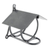 Erdnussbutterglashalter aus Metall