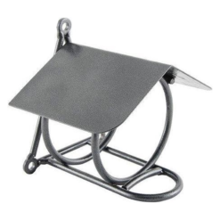 Erdnussbutterglashalter aus Metall