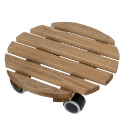 Plantentrolley rond bruin Ø 29 cm