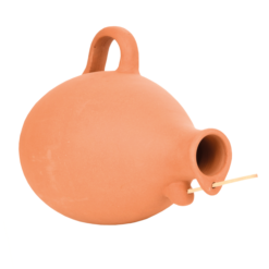 Stenen vogelhuisje kruik model