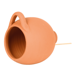 Vogelpot terracotta rond - Afbeelding 3