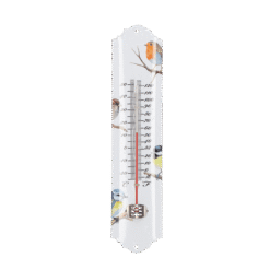 Thermometer met vogels