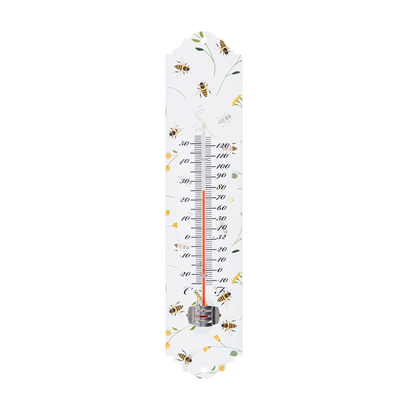 Thermometer buiten bijenprint