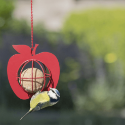 Vetbolhouder voor vogels appelvorm