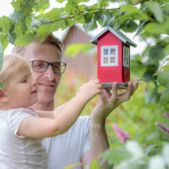 Voedersilo rood huisje - Afbeelding 5