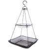 Voederplateau met waterbak voor vogels.