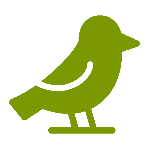 Bullet icoon van vogel.