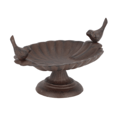Vogelschaal op voet gietijzer - 20 cm