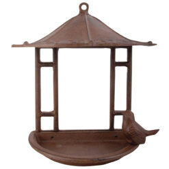Badhuisje voor vogels van gietijzer.