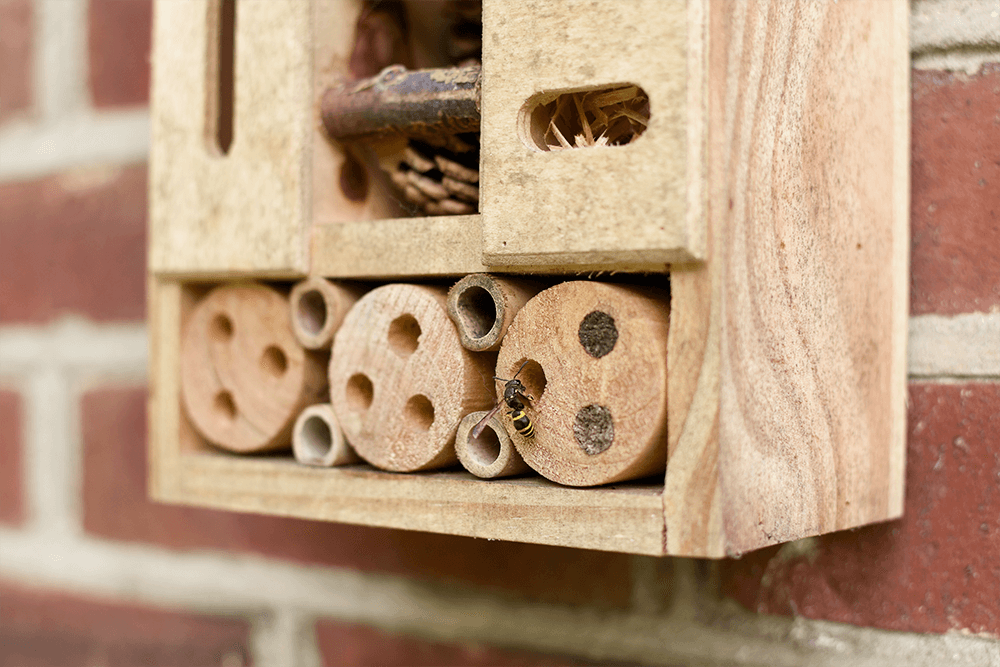 Insektenhaus Dachschiefer - 29 cm – Bild 2