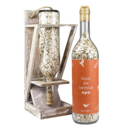 Flessenvoedersilo vogels cadeau voor opa voor de liefste opa