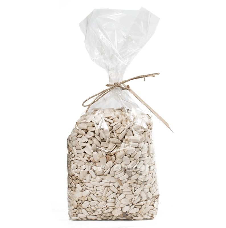 Cadeauverpakking vogelvoer witte zonnepitten voor vogels