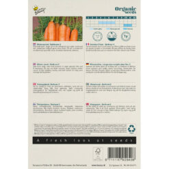 Zaad voor bio wortels.