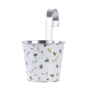 Hübscher Blumentopf mit Bienenmotiv