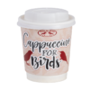 Vogel Cappuccino Fettblock in Cappuccinotasse